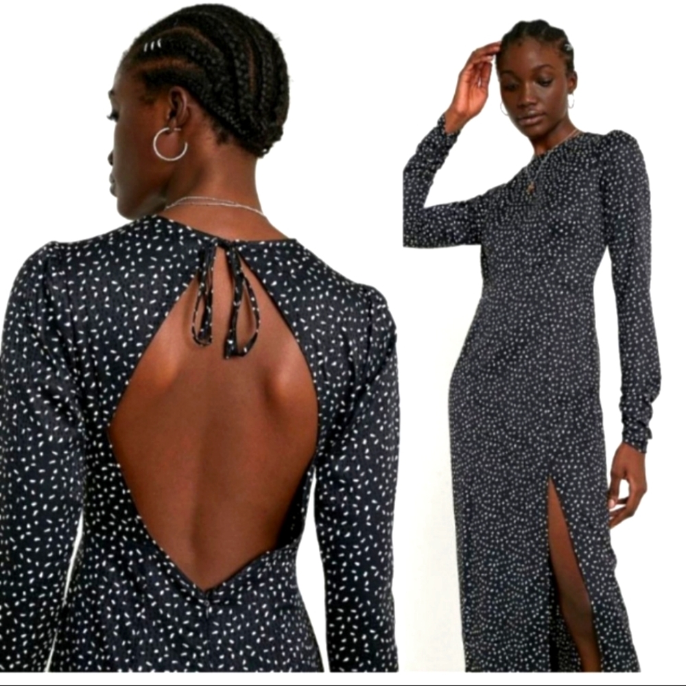 Urban Outfitters Angela Cut-Out Back Maxi Dress - Picture 2 of 12